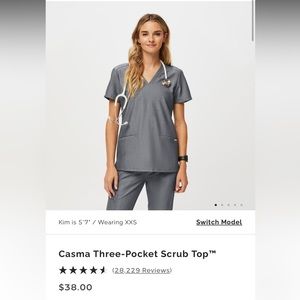 Figs scrub set - like new condition